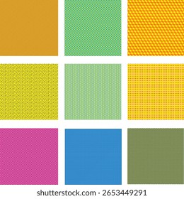 Sammlung von strukturierten Vektorhintergründen und verspielten Mustern. Abstrakt strukturiert für Karten, Poster, Umschläge, Banner oder Branding.