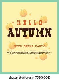 Collection Thanksgiving style background design