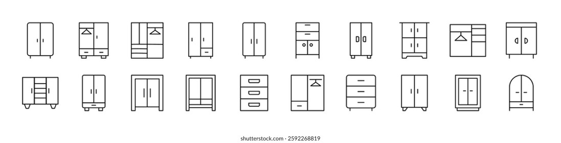 Collection Thin Icons 