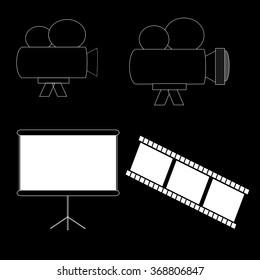 Collection with things about movie
