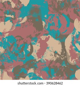 Collection three cards of ink splatter.