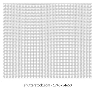A collection of three thousand pieces of the puzzle. A puzzle with different types of parts and the ability to move each part. Jigsaw. Black and white vector illustration.