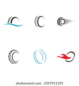 a collection Tire Logo and symbol  Vector design Image