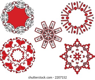 A collection of traditional ethnic patterns