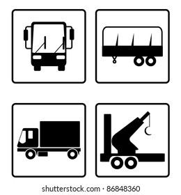 collection of transport icons