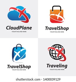 Collection of Travel Shop Logo Design Template