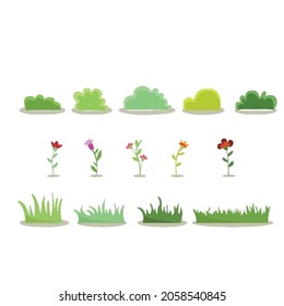 Collection of tree illustrations. Can be used to describe any nature or healthy lifestyle topic.