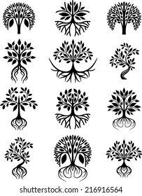 Decorative Simple Tree Stock Vector (Royalty Free) 149066183 | Shutterstock