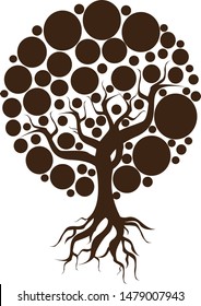 Collection of trees Can be used to any nature or healthy lifestyle topic