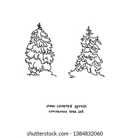 Collection of trees illustrations. Can be used to illustrate any nature or healthy lifestyle topic.
