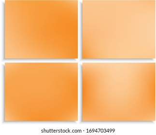 Colección de modernos fondos abstractos. Ilustración vectorial pastel. Fondo colorido con sombra suave. Plantillas originales de banner, elegantes y fáciles de editar.