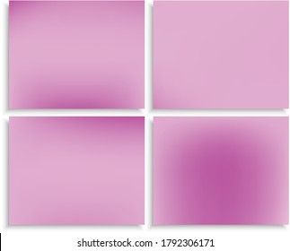 Colección de fondo abstracto moderno y moderno. Fondo limpio con sombra suave. Concepto de ilustración vectorial. Plantillas de banners originales violetas, elegantes y fáciles de editar.