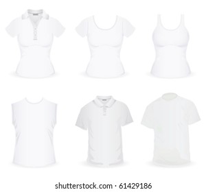 Collection with t-shirts