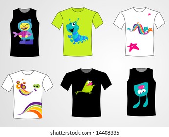 collection of t-shirts design
