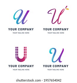 Collection of U Logo Templates