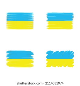 Sammlung der Flagge der Ukraine