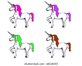 Collection of unicorns.
Also available as jpeg image.