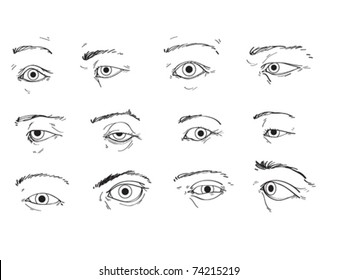 A collection of unique eyes.