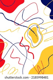 Collection of universal artistic abstract backgrounds. Graphic design for banner, poster, card, cover, invitation, placard, brochure, flyer, social media decor. Vector art. Hatching design.