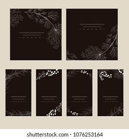 Collection of universal trendy cards.Hand Drawn textures. Modern and stylish graphic abstract design poster, cover, card ,invitation,brochure,flyer design,illustration for your design.