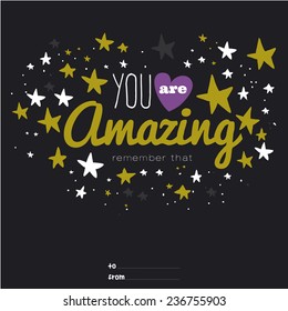 Collection of unusual inspirational and motivational quotes posters. Stylish typographic poster design in cute style. Template for your print design. Vector illustration can be used like post card.