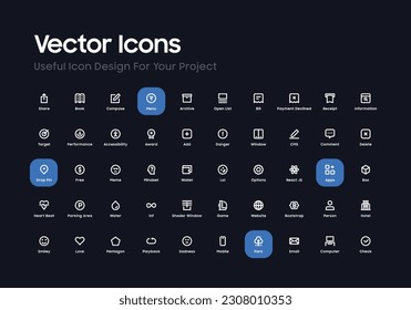 Kollektion von Vektorsymbol-Designs der Benutzeroberfläche (UI Design).

Icon-Ressourcen, die Sie verwenden können, um Ihre Design-Schönheit zu bereichern.

Jede Kollektion enthält 50 Artikel, die jederzeit verwendet werden können.