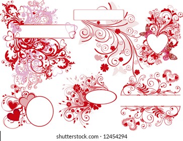 collection of valentine frames