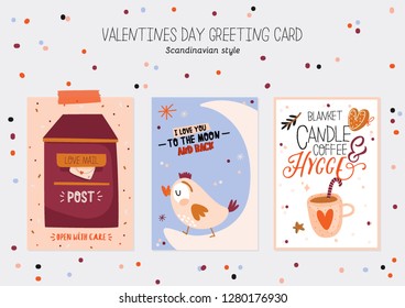 Collection of Valentines day gift tags, stickers and labels templates. Romantic and beauty elements. Lovely card for Valentines day, wedding, marriage, save the date, bridal. Vector illustration