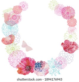 
Collection of variable plants and flowers