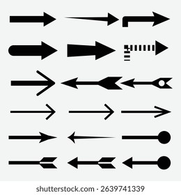 Collection of various arrow icons and symbols, perfect for presentations.