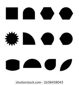 A collection of various basic shapes