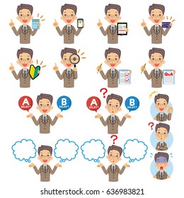 A collection of various businessmen.
