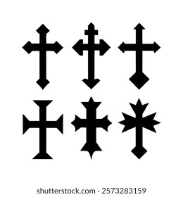 Collection of Various Christian Cross Designs