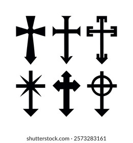 Collection of Various Christian Cross Designs