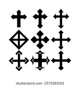 Collection of Various Christian Cross Designs