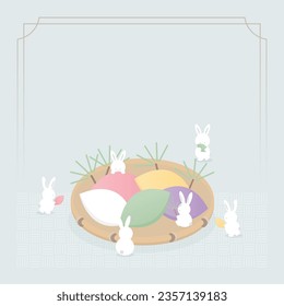 A collection of various Chuseok background.