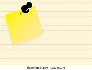 Collection of various colorful sheets of note papers or sticker note vector illustration. empty space for your creative idea text and message
