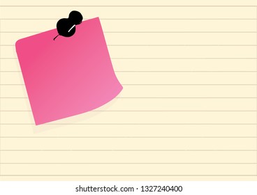 Collection of various colorful sheets of note papers or sticker note vector illustration. empty space for your creative idea text and message