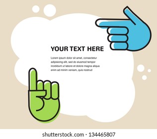 Collection of various hand signs