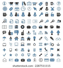 collection of various icon vector designs