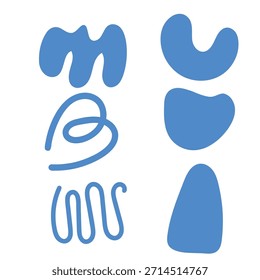 Eine Sammlung verschiedener Illustrator-Grafikdesigns