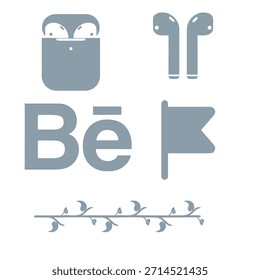 A collection of various Illustrator graphic designs