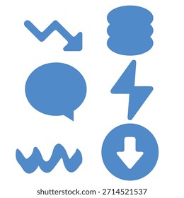 Una colección de varios Diseños gráficos de Illustrator