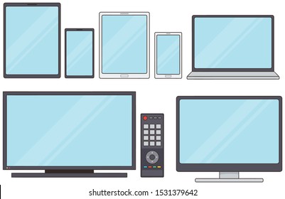 Collection of various information devices