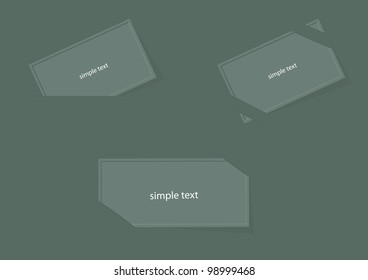 Collection of various note papers on dark background