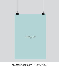 Collection of various note papers, ready for your message. Vector illustration.