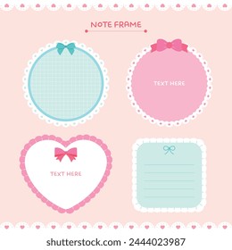 A collection of various notepad diary decorating stickers