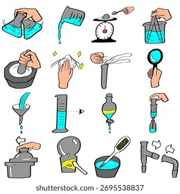 uma coleção de várias operações da experiência científica