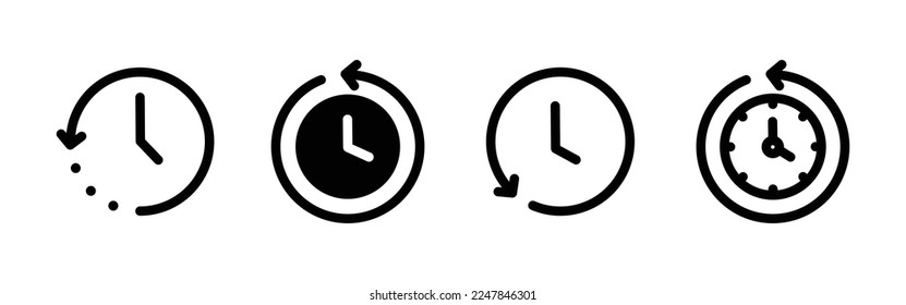 Collection of various Stopwatch icon design