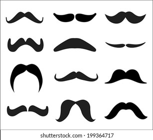 Types Moustache Images Stock Photos Vectors Shutterstock